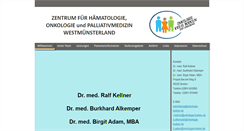 Desktop Screenshot of onkologie-borken.de