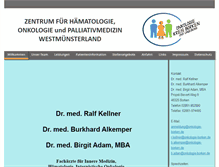 Tablet Screenshot of onkologie-borken.de